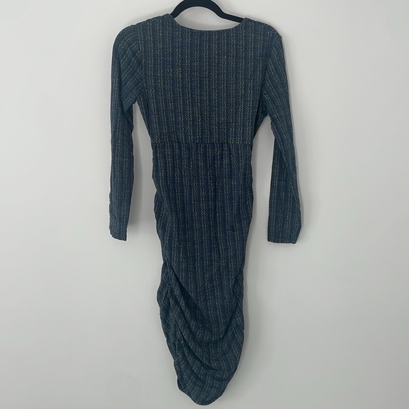 Anne Matthew Nursing Dress Spacedye Yarn Knit Stretch Jersey size S - Picture 2 of 9